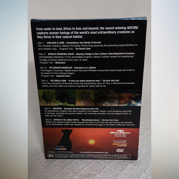 NWT Natural Extraordinary Animals 6 DVD Disc Series - Picture 4 of 8